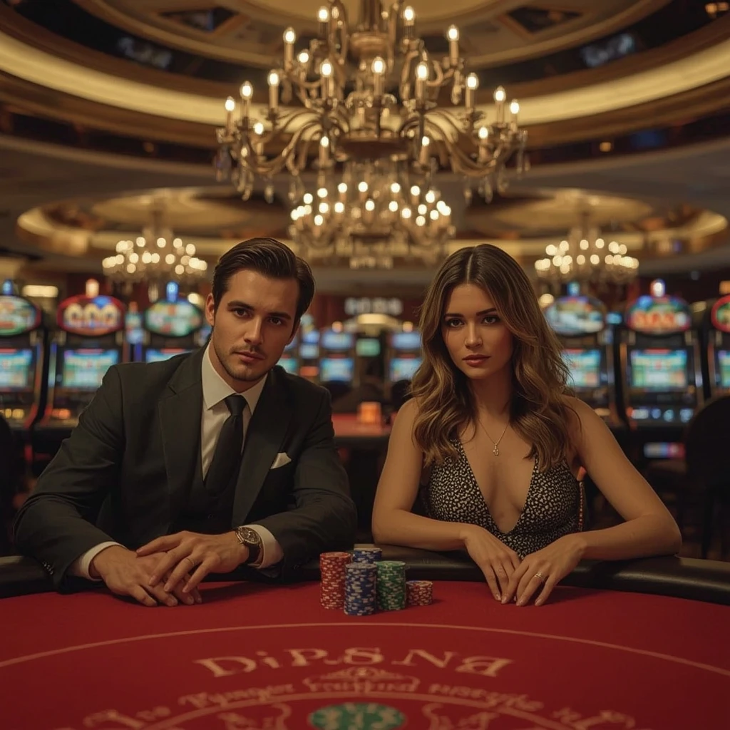 Deux joueurs de poker dans un Bets IO Casino
